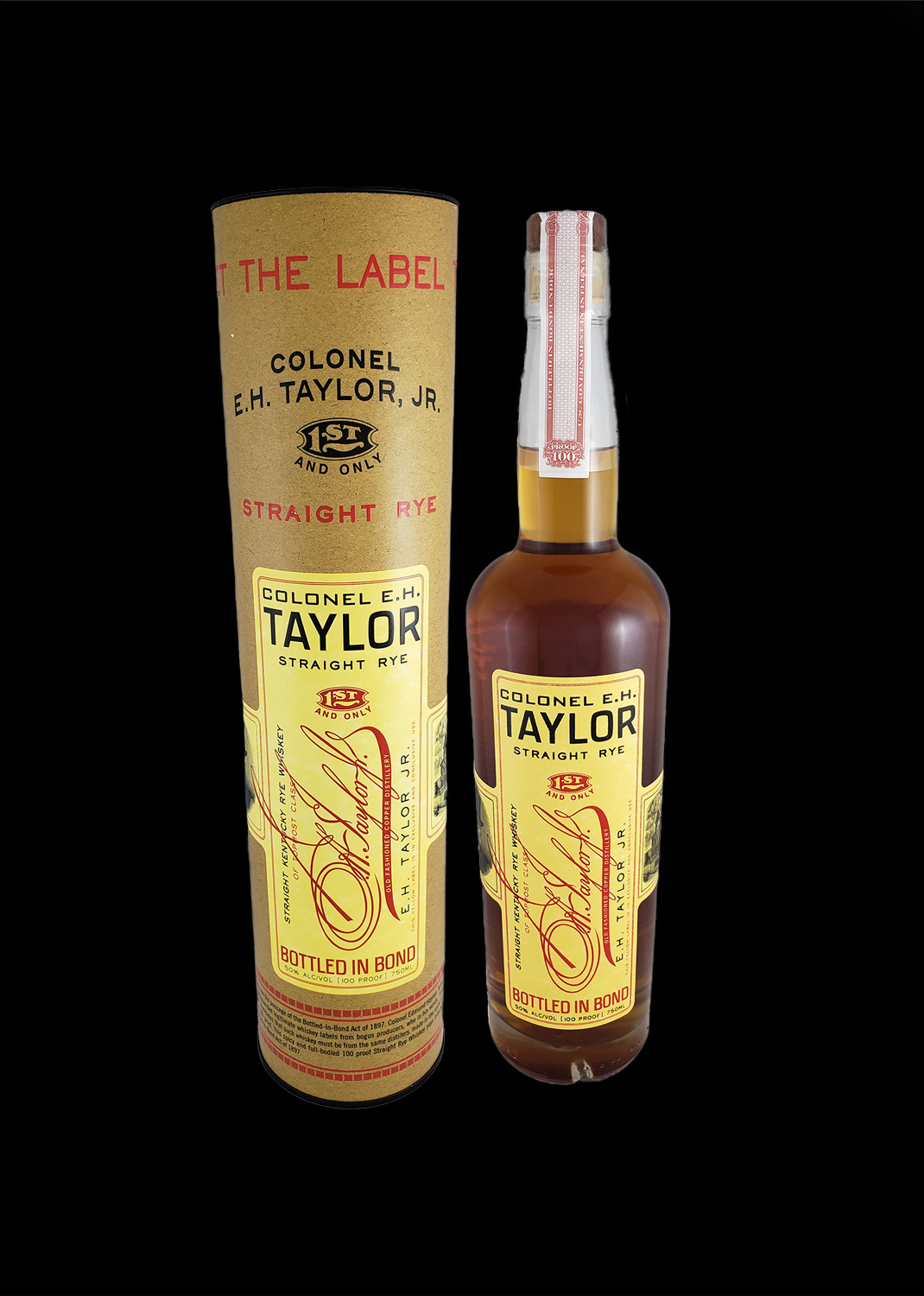 Colonel E.H. Taylor Straight Rye BIB