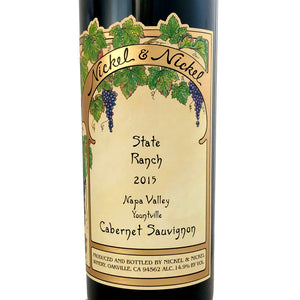 Nickel & Nickel State Ranch Cab Sav 2015