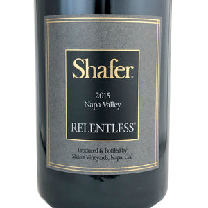 Shafer Syrah Relentless 2015