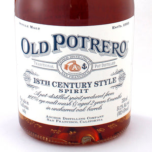 Old Potrero Rye Whiskey 18th Century SM