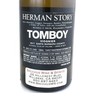 Herman Story Tomboy Viognier 2017