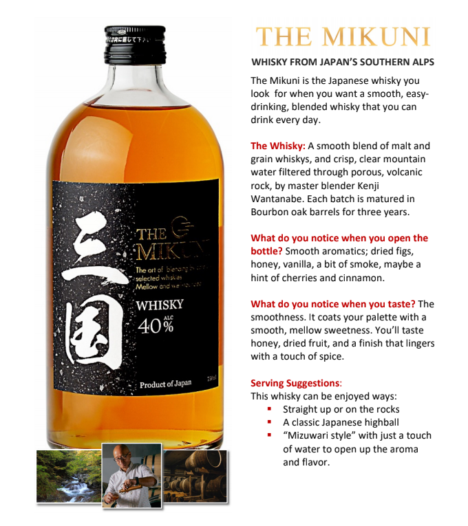 The Mikuni Whisky Mimami Alps Japan