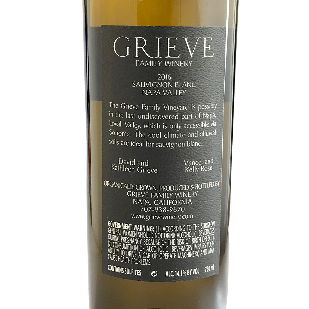 Grieve Family Sauvignon Blanc 2016