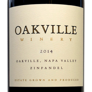 Oakville Winery Estate Zinfandel 2018