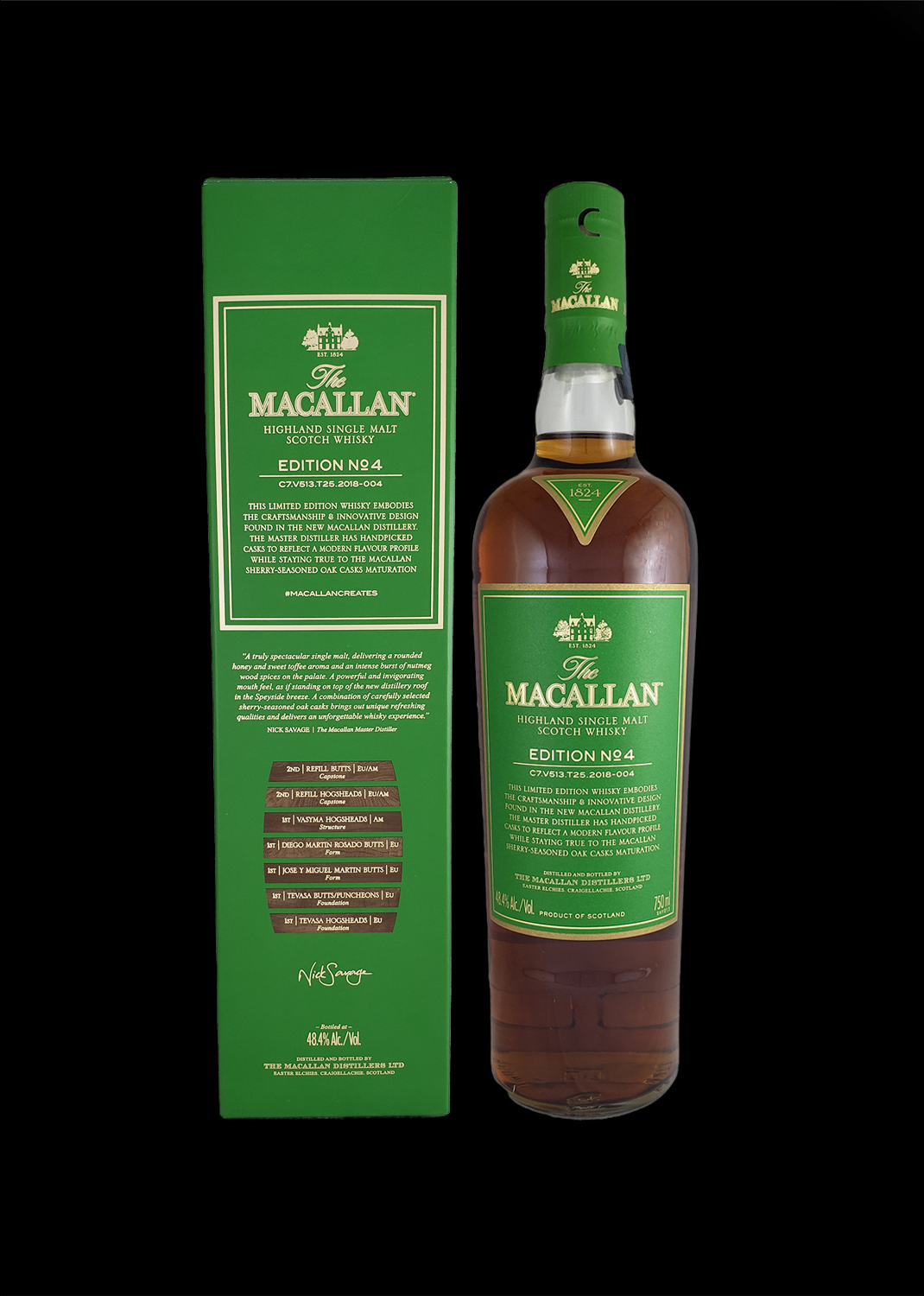 Macallan Edition No. 4 Single Malt Scotch