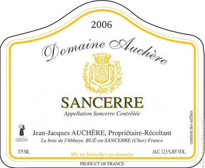 Dom. Auchere Sancerre, Loire, France 2018